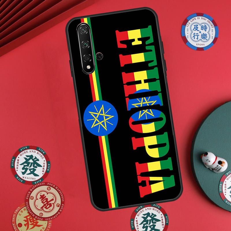 Ethiopia Flag For Huawei Nova 11 Pro 9 10 SE Y70 Y60 Y90 Y61 Y91 Y73 Y72 12s 12i 11i 8i P30 P40 Lite Case
