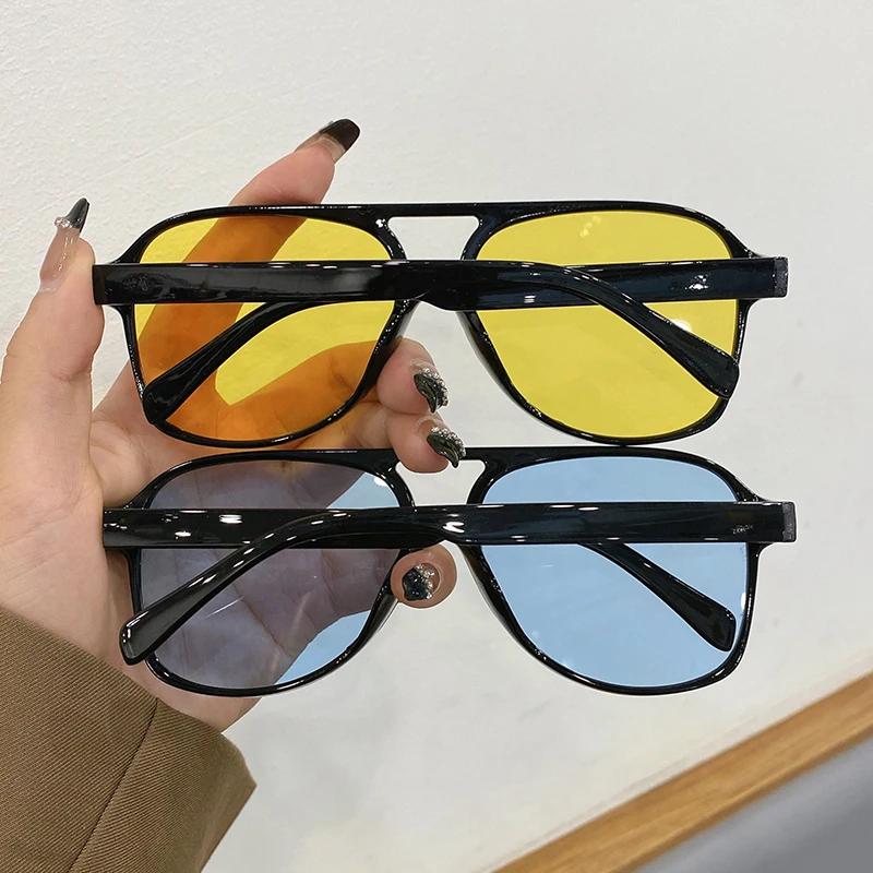 Vintage Aviator Sunglasses Man Woman  Fashion Popular Ins Shades Luxury Brand Designer Male Female Driving Eyewear