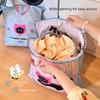 Cute Cartoon Cat Laundry Bag Anti-deformation Anti-Winding Protective Washing Bag Breathable with Handle