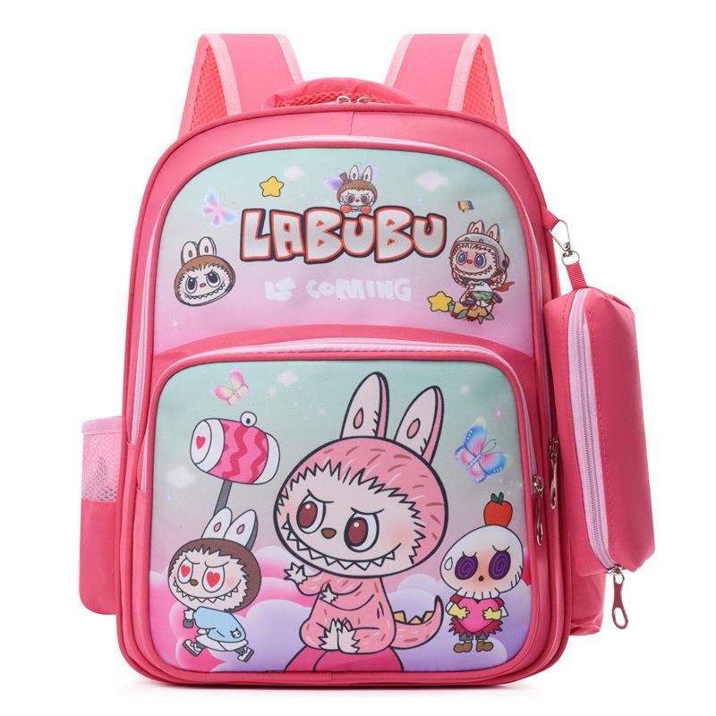 New Children's Schoolbag Boys and Girls Cartoon Cute Student Backpack Grade 1234