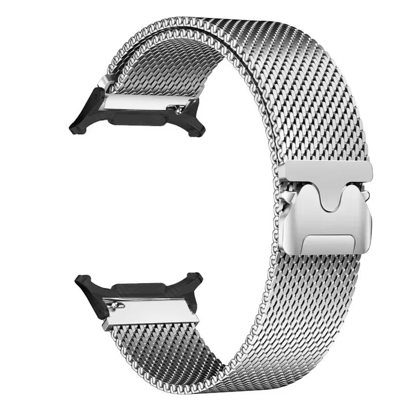 

No Gaps Magnetic Milanese Strap for Samsung Galaxy Watch 8/8classic 40mm 44 46mm Metal Bracelet for Galaxy Watch Ultra 47mm Band Watch 8 classic 46mm