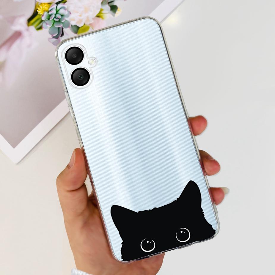 Für Samsung Galaxy A06 4G Hülle SM-A065F Neue Mode Bemalte Abdeckung Klare Silikon Weiche TPU Handyhülle Für Samsung A06 A 06 Fundas