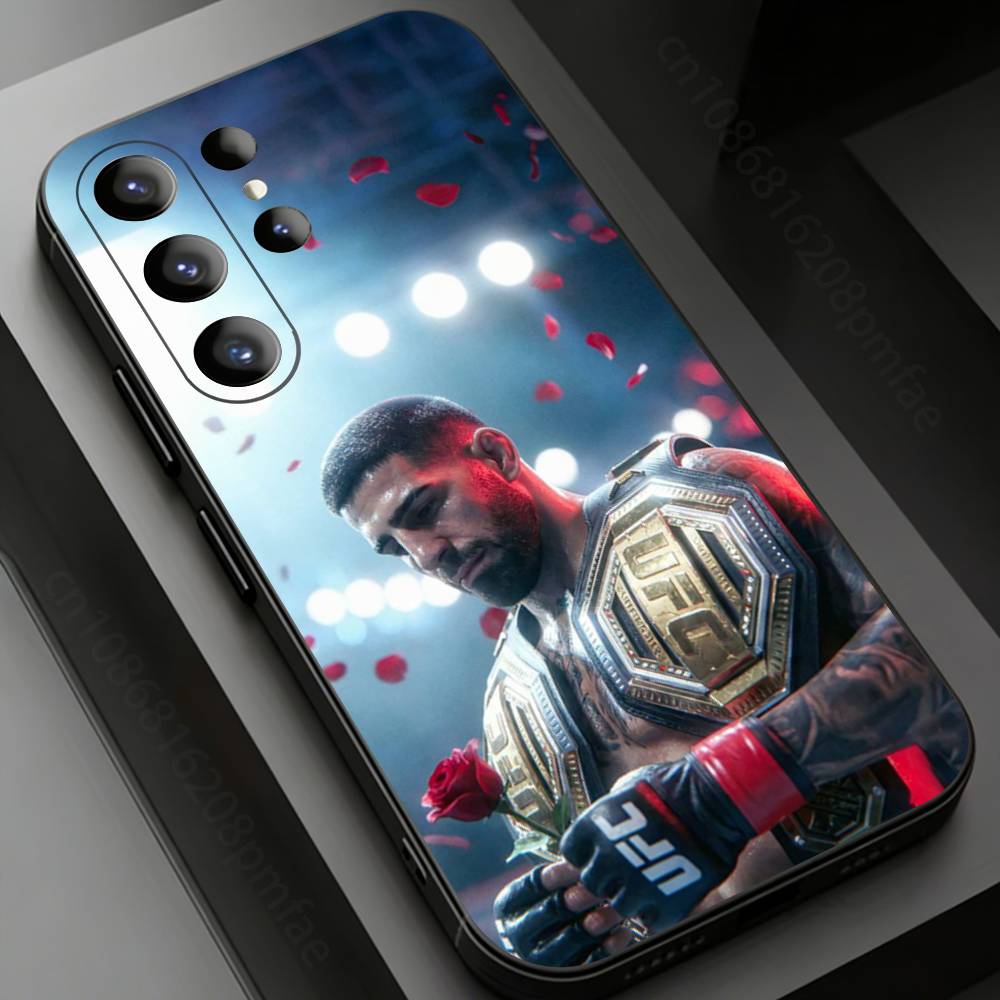 I-Ilia Champion T-Topuria Phone case for Samsung Galaxy S24,25,26,23 22,21,S20 Plus Ultra FE soft fundas cases
