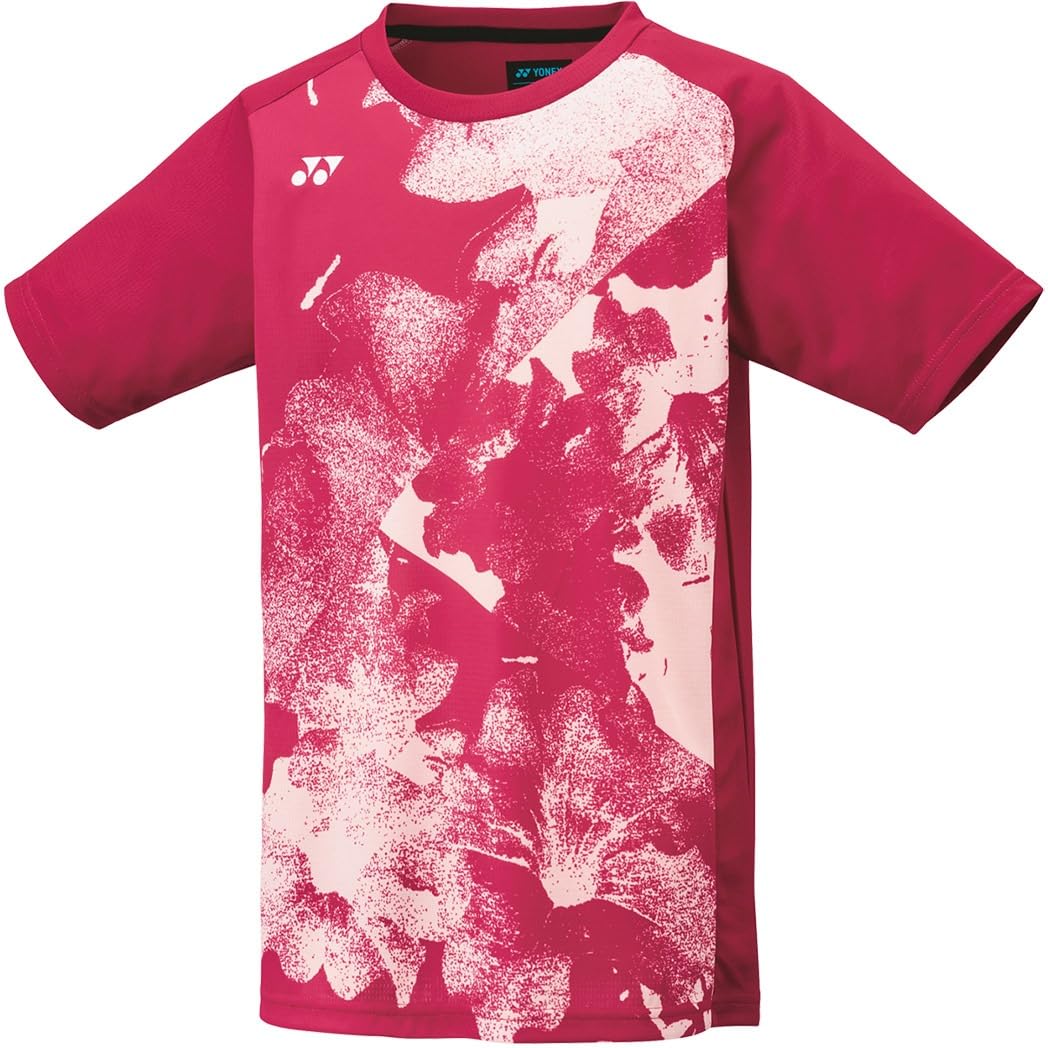 

Short Sleeve Shirt Game Shirt Kids Reddish Rose J130 [Yonex] (546)