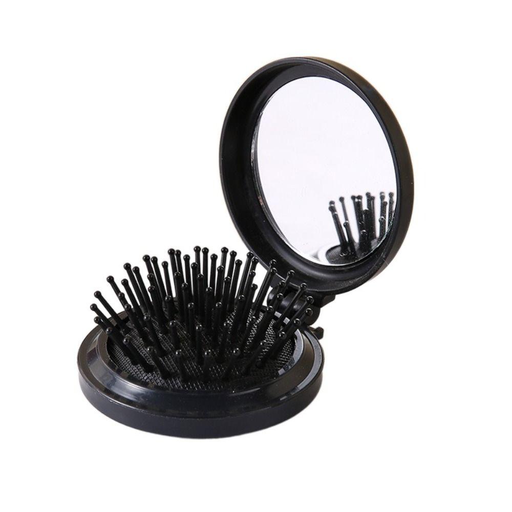 Styling Tool Compact Makeup Mirror Air Cushion Comb Massage Comb Hair Comb with Mirror Folding Airbag Comb Air Cushion Comb