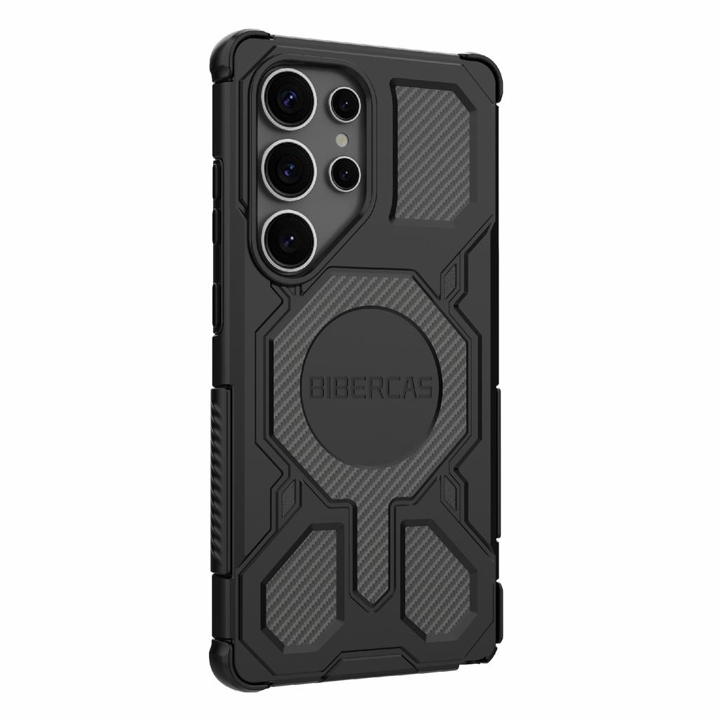 BIBERCAS J-16 Series For Samsung Galaxy S25 Ultra Case Compatible with MagSafe Anti Drop TPU+PC Phone Cover