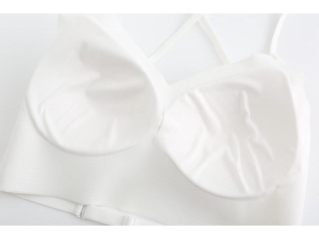 Summer Seamless Low-Back Women's Bra - Thin, U-Shaped, Beautiful Halter Design, Invisible, Multi-Way, Comfortable.