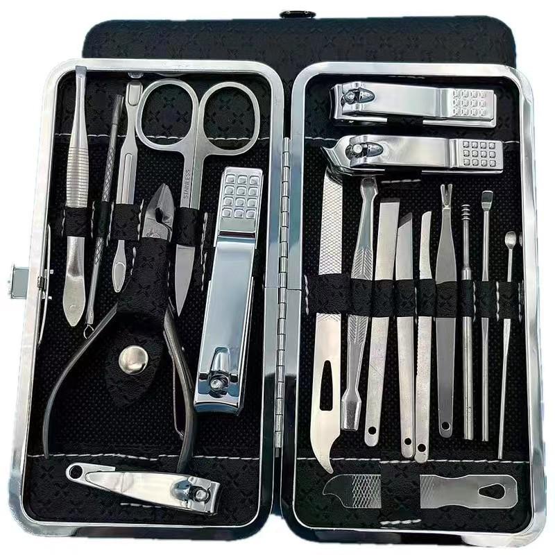 19-Piece Manicure Set Nail Clippers Nail Care Tools Manicure Kit