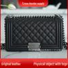 Original Leather Classic Small LeBoy Caviar Crossbody Shoulder Bag for Women