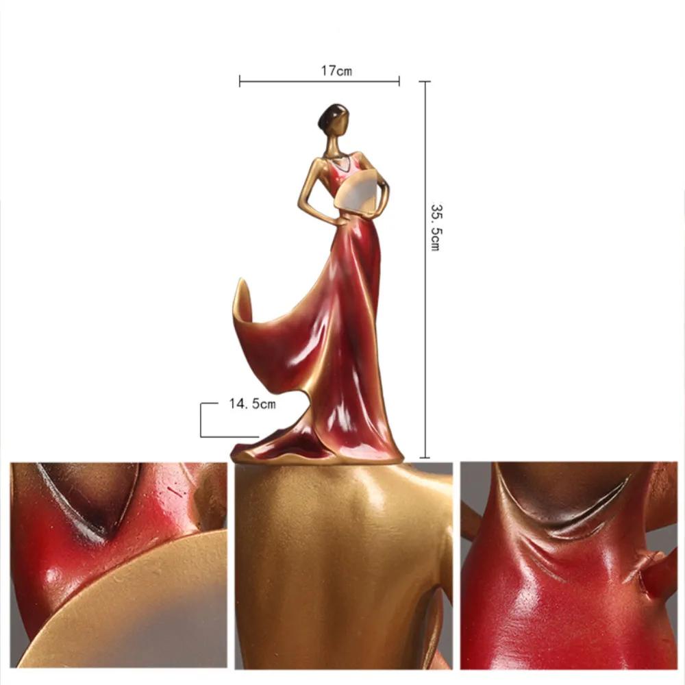 Stojany na víno ručně vyráběné domácí bar kuchyňské doplňky pryskyřice kráska dívka model držák na víno domácí dekorace figurky miniatury řemesla