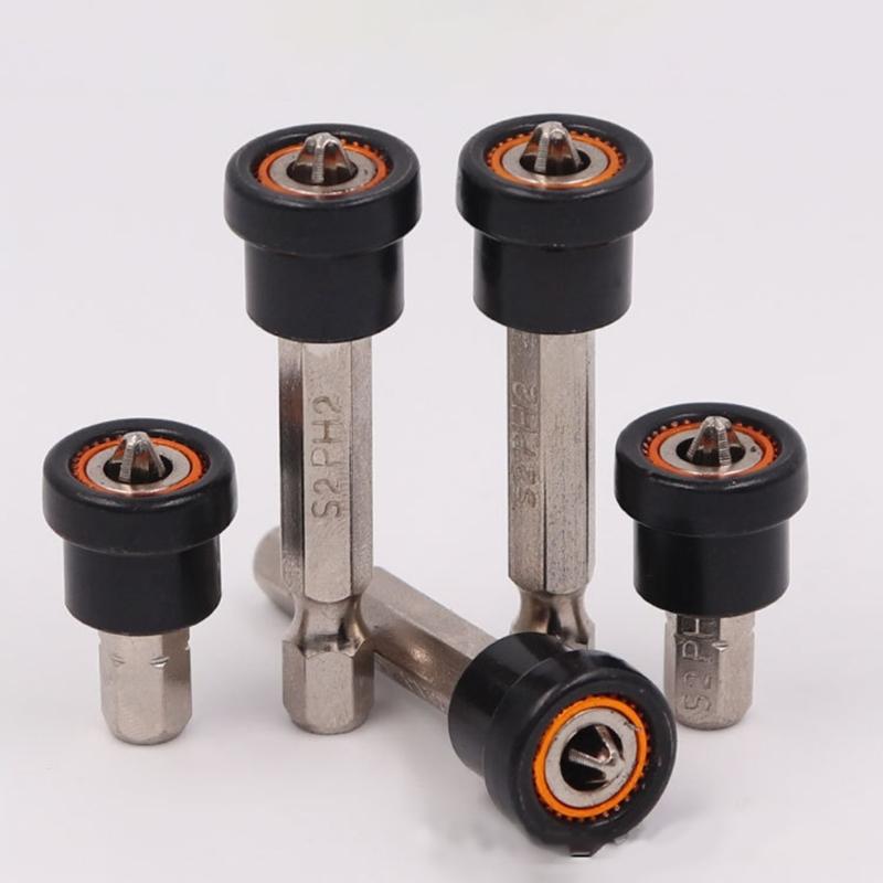 Plasterboard Positioning Screwdriver Bits PH2 Hex Shank Screws Locating Batch Head For Woodworking Tools