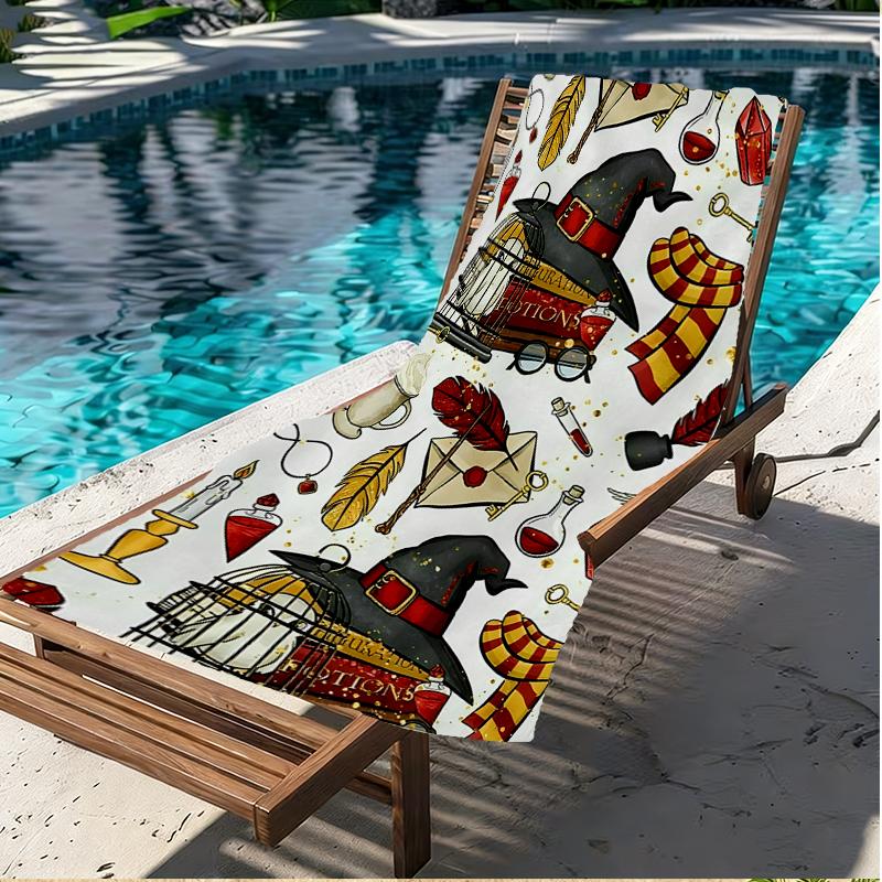 Fantasy film Print Beach Towel, Versatile Lightweight Absorbent Beach Towel for Pool Surf Yoga Bathroom, Perfect Birthday Holiday Gift