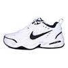 Air Monarch 4 Power Of Venom Couro Resistente à Abrasão Cano Baixo Tênis Chunky Unissex Preto Branco 415445-102
