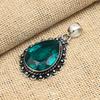 Nádherný Indikolitový Drahokam Ručně Vyrobený Přívěsek ze Sterlingového Stříbra 925 Pro Den Památky