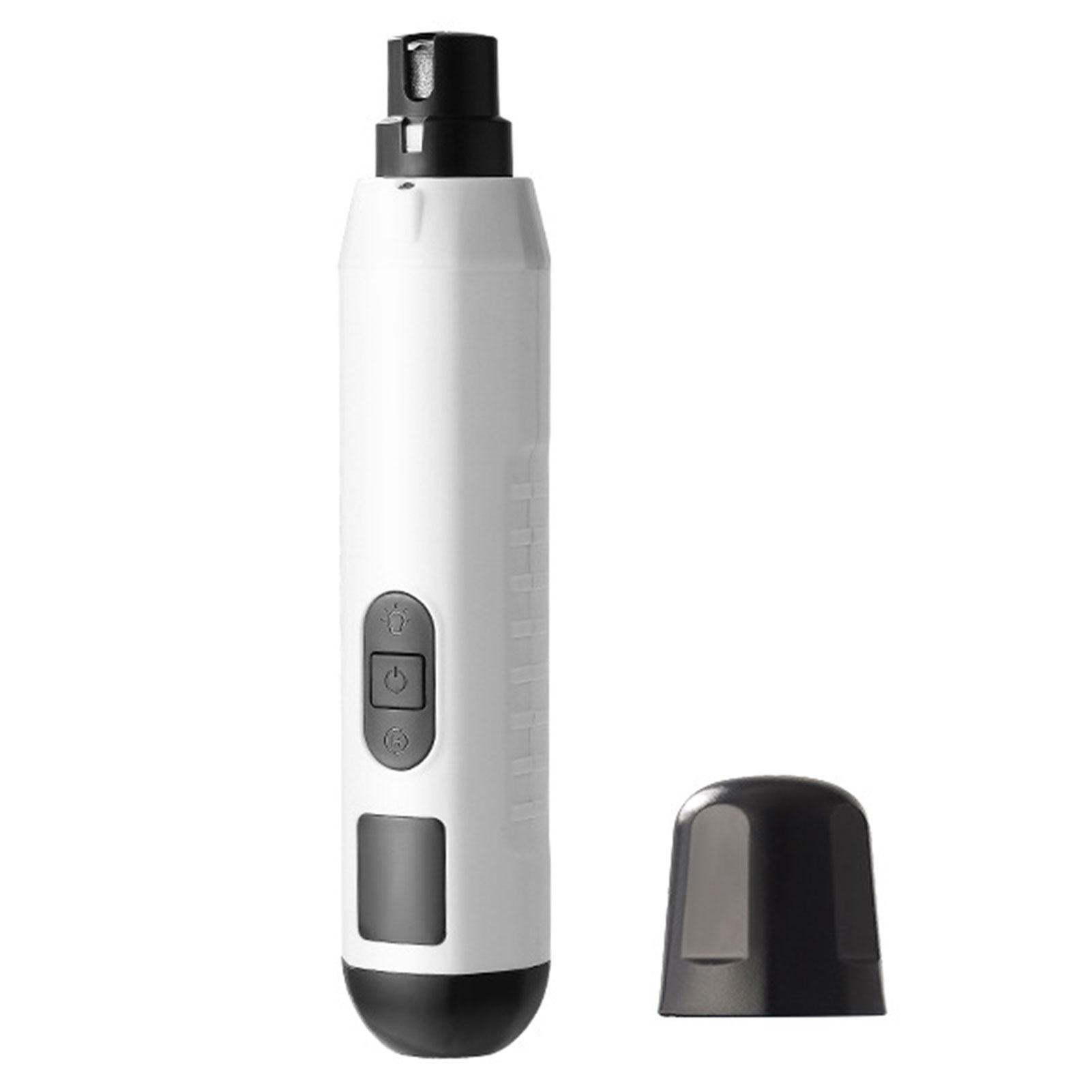 

Quiet Pet Nail Trimmer High Speed Rechargeable Portable Design For Easy Use Anywhere. Pet Grooming Kit As Shown білий