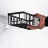 Wall Mounted Bathroom Storage Rack Black/White Kitchen Sponge Holder Cosmetics Storage Rack  Sink