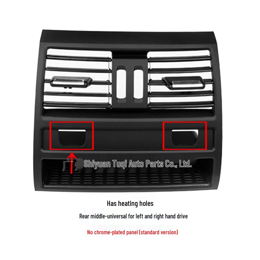 Left-Hand Drive A/C Vent Louver with Heating Hole for BMW 5 Series F10/F18 (Non-Electroplated)