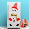 DIY Christmas Snowman Expression Magnetic Waterproof Sticker for Fridge, Garage Door, or Wall Decoration