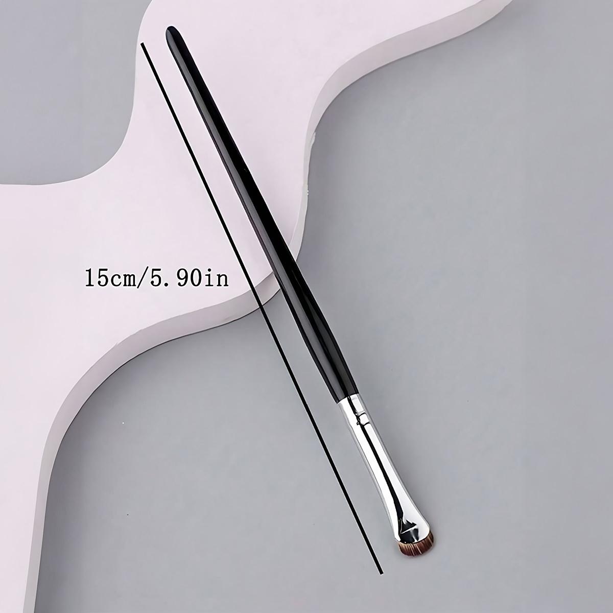 

2 Makeup Tools Soft Bristles New Black Crescent Eyeliner Brush Line Brush Lip Brush Concealer Brush Detail Brush Fan Brush Precise Detail Makeup Brush чорний
