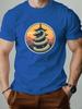 Men's T-Shirt 100% Cotton Cartoon Animal Snake Print Summer Oversized Round Neck Breathable Casual Short Sleeve Fashion T Shirt