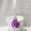 Wedding Bridal Page Boy Ribbon Satin Faux Rose Flower Girl Basket Party Decor