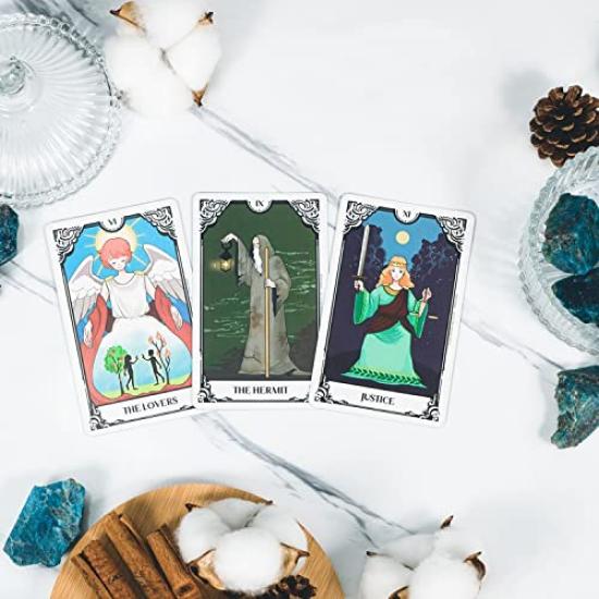 Kancharo Tarot Deck Tale Tarot with Japanese Tarot Card Instructions and Pouch Download the Japanese instruction manual via QR 94-Card (Fairy Deck)