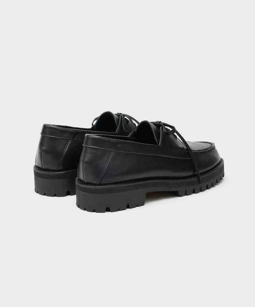 Firenze Atelier [Vibram] Standard Casual Sole Boat Shoes 5099 [Kip Black]