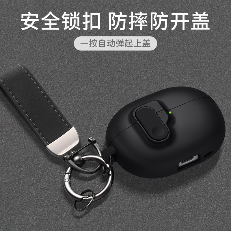 Case for Huawei Freebuds Pro 4 3 Luxury Wireless Bluetooth Earphone Case with Hook Shockproof Protect Cover for FreeBuds Pro 4 3