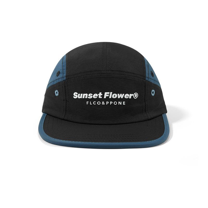 Sunscreen Visor Hat Women's Flat-brimmed Hat Men's Outdoor Quick-drying Color Matching Baseball Cap Trendy Brand Street Letter Cap Children