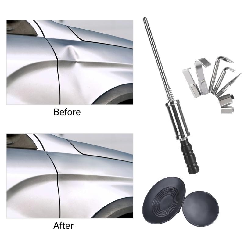 Dents Repair Tool Nonslip Hammer with Heads Tap Down Tool Paint Dents Removal Kit Tap Down Hammer