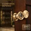 Brass Peephole Viewer Satin Gold Finish Security Door Viewer Premium Door Viewer  Hotel