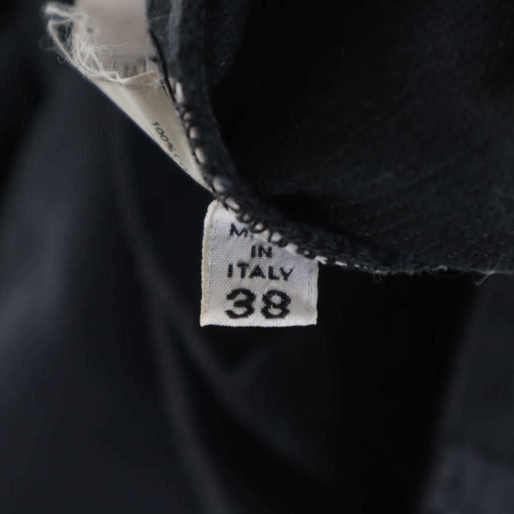 MARTIN MARGIELA Made In Italy Cropped Pants 38 Black Women Used