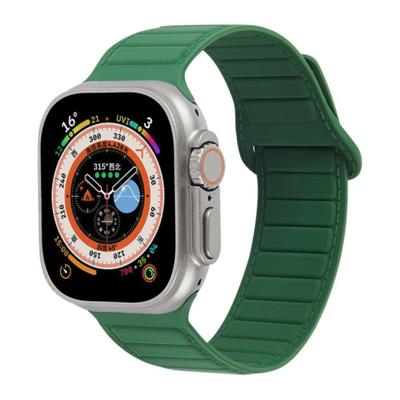 Manyetik Döngü Bağlantı Bilezik Deri Kayış Apple Watch için 49mm 45mm 41mm 44mm 40mm 42mm 38mm Spor Kordonlu Saat iWatch Serisi 8 7 6 SE 5 4 3 2 1