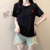2026 Summer Plus Size Women's Casual Cartoon Pony Shiny Short-Sleeve Top
