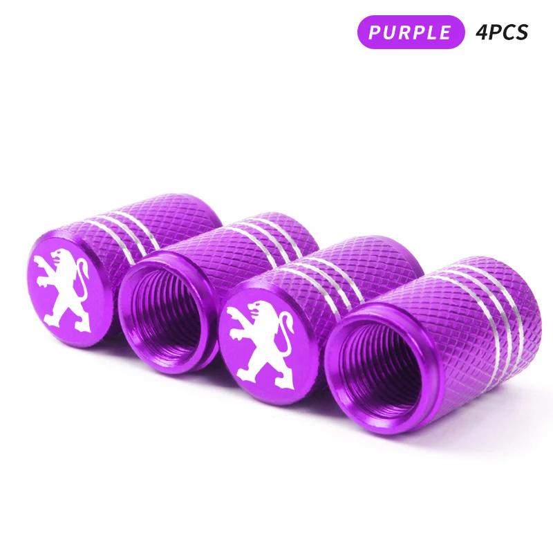 

Car Sticker Automobile Tire Inflation Nozzle Cover Bolt-in Aluminum Theftproof Valve Caps For Peugeot 407 508 2008 5008 3008 208