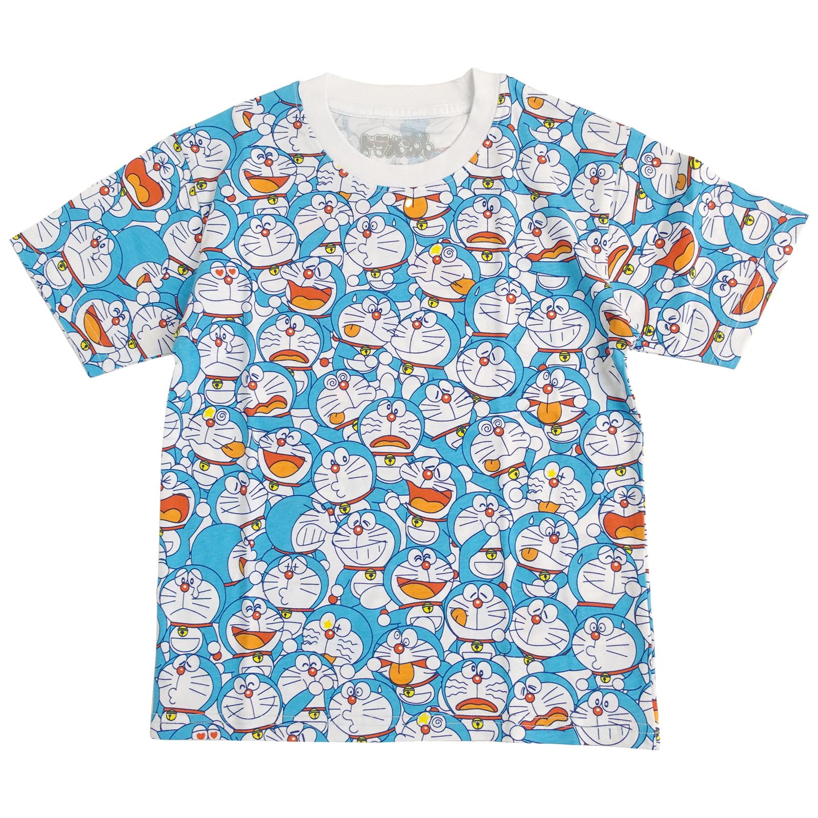 

Fineplus Doraemon Short Sleeve T-Shirt, Full Print, Matching Character Merchandise