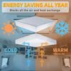 Heat Insulation Cover 14x14x2.8inch Universally Campers Skylight Cover with Reflective Surfaces,Skylight Shade