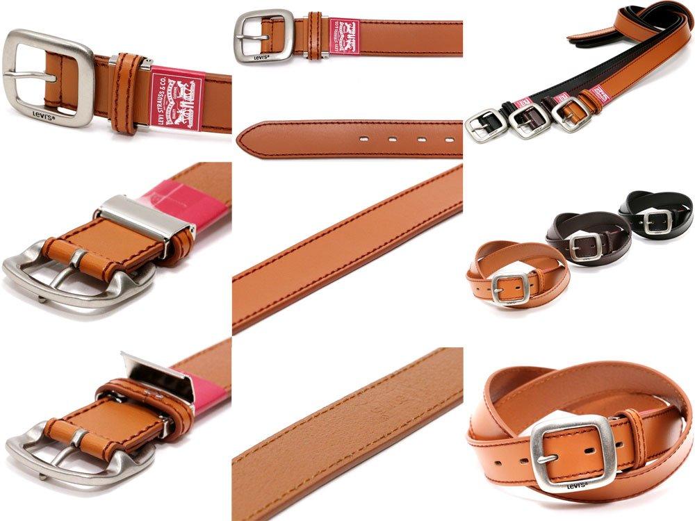 Levi's Belt Men's Big Size Casual Business Brand Genuine Leather Braun Free