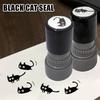 Cat Designs Black Cat Stamp 4 Styles Cartoon Stamps Lovely Kitten Stamp  Stationery