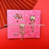 Shuibei 999 Pure Gold Rose, 0.2g Goddess Day Gift - Elegant Souvenir for Girlfriend Festival.