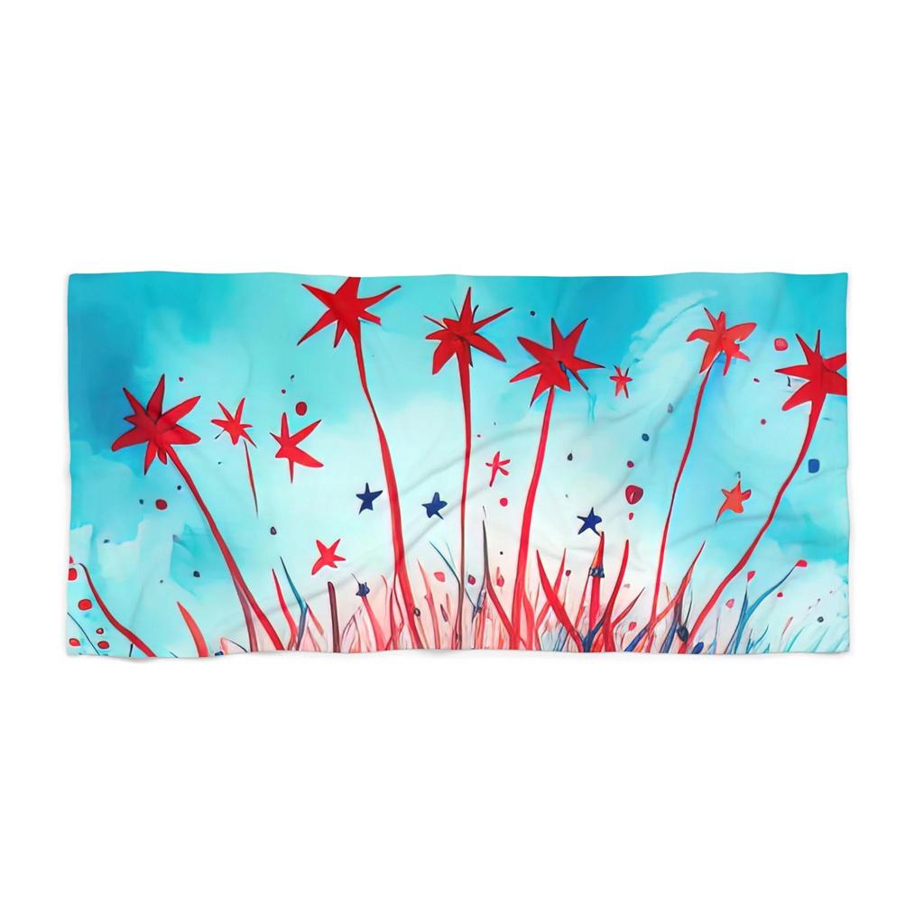 Boho Floral Microfiber Beach Towel Quick Dry Lightweight Oversized Absorbent Towels for Travel Beach Towel for Vacation Camping