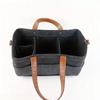 Felt Diaper Bag Storage Bag Portable Trolley Handbag Hangable Storage Bag Storage Basket Mommy Bag 1pcs