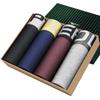SEPTWOLVES Men's Ice Silk Viscose Boxer Briefs 4-Pack D7002