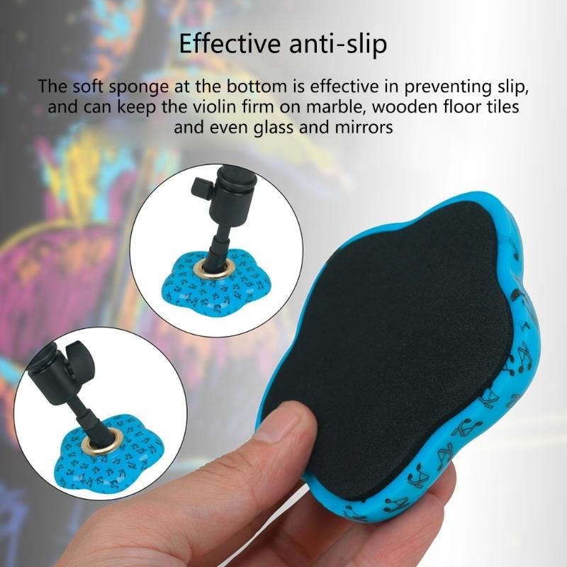 Flower Shape Cello Antislip Mat Cello Endpin Rest Holder Stopper Stand Floor Protector String Instrument Accessory
