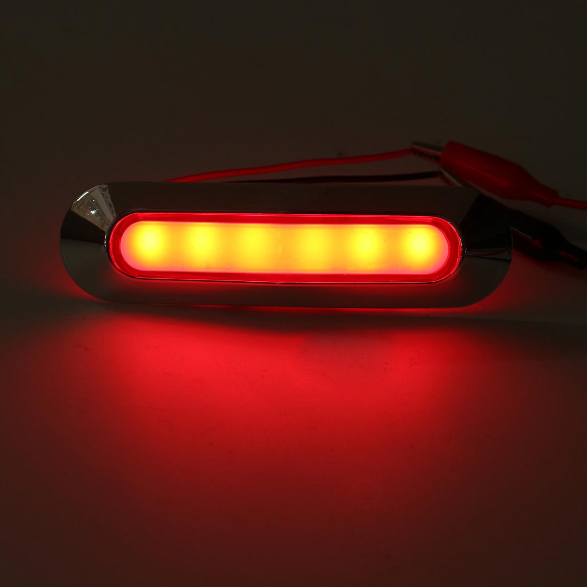 

10 шт. 12 В-24 В 4 светодиодных боковых габаритных фонарей, индикаторная лампа, водонепроницаемый габаритный фонарь для грузовика, прицепа, автомобиля, лодки, автомобиля 10PCS красный