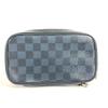 Louis Vuitton N63504 Damier Cobalt Portefeuille Zippy Soft Bag Pouch Clutch