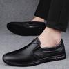 Fashion Luxury Brand Men Handmade Genuine Leather Loafers Shoes Casual Driving Flats Slip-on Shoes Men High Quality Business Comfy Shoes