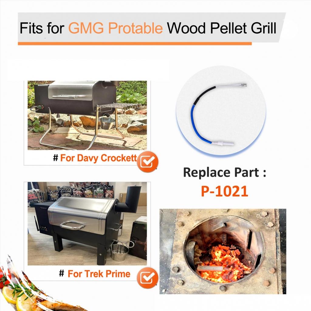 Ignitor Replacement for GMG and For Trek Grills Hassle Installation