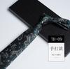 Pattern Tie Men'S, High-End Conference And Banquet Photography Personality Green Stripe Business Long Hand Tie