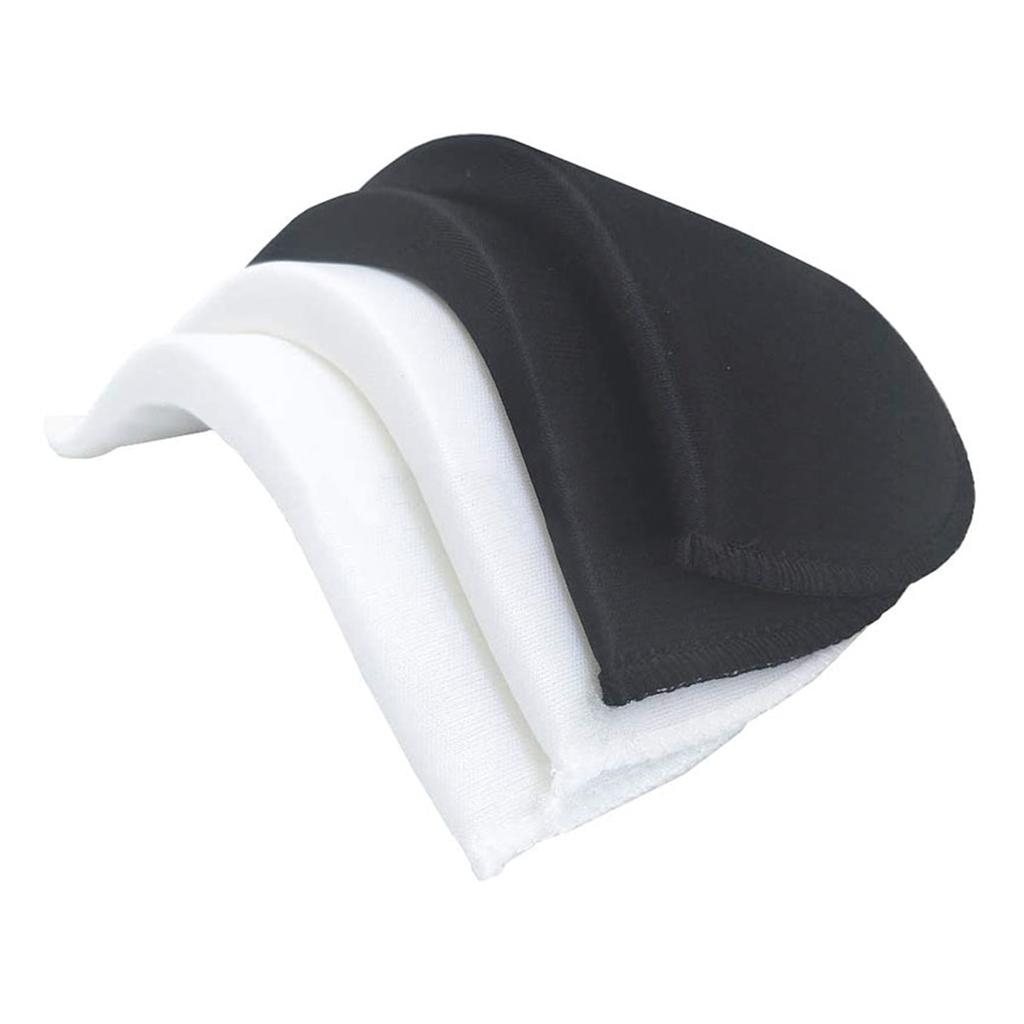 5 Pairs Shoulder Pad Sewing Shoulder Pad Sponge Pad for Blazer Shirt Clothes Suit Coat Jackets High Low Shoulders